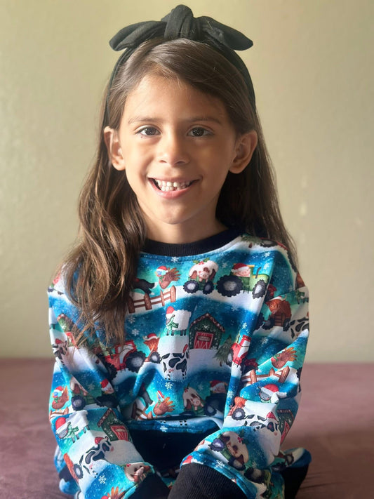 “E-I-E-I ho ho ho” Jogger Set