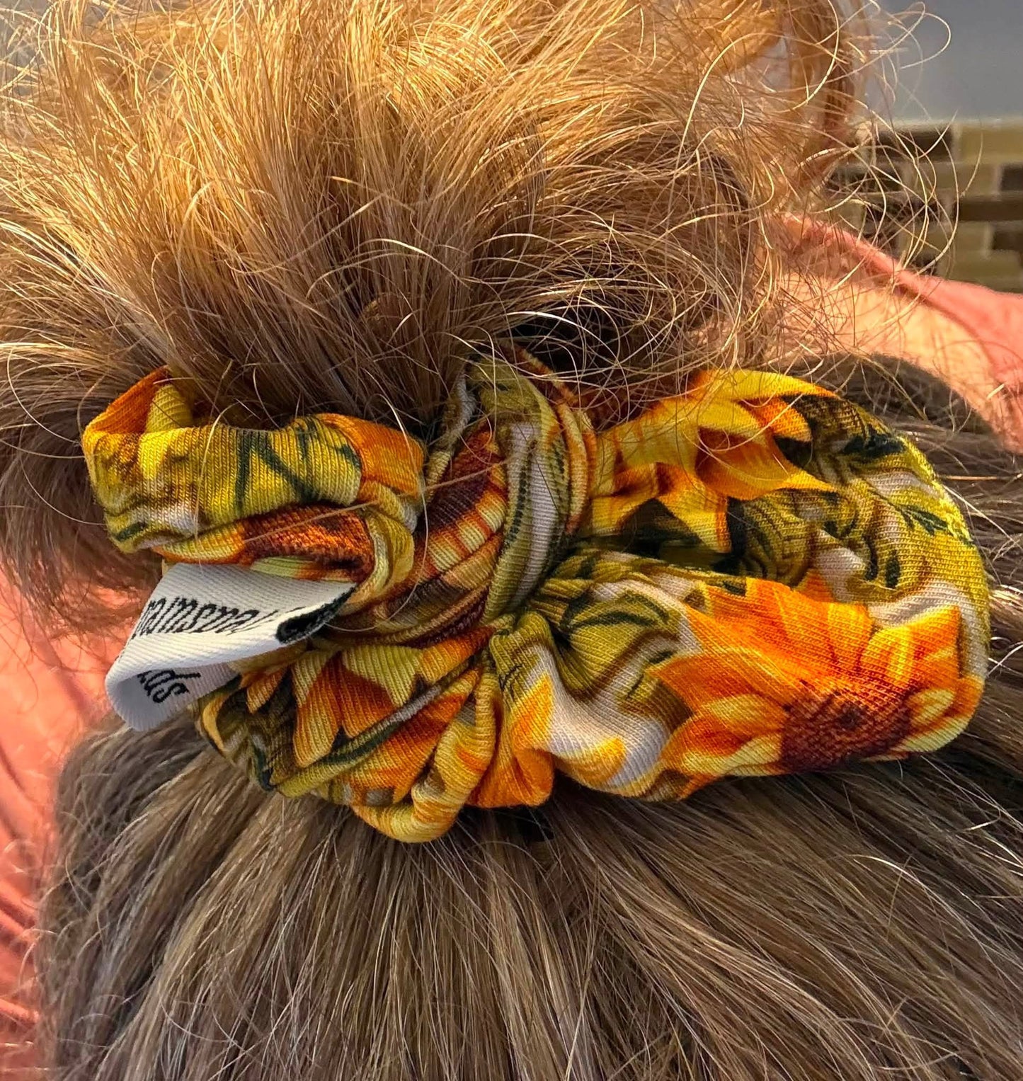 Sunflower Meadow Scrunchie