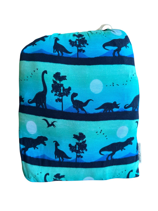 Dinos After Dark Twin Sheets with Pillowcase