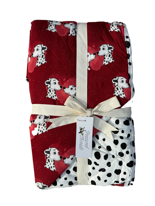 “Darling Dalmatians” Quilted Blanket