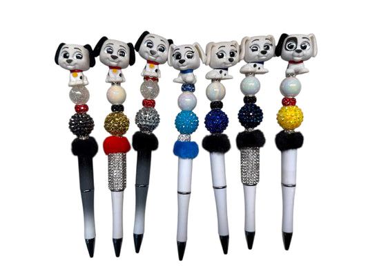 “Darling Dalmatians” Beaded Doorable Pen