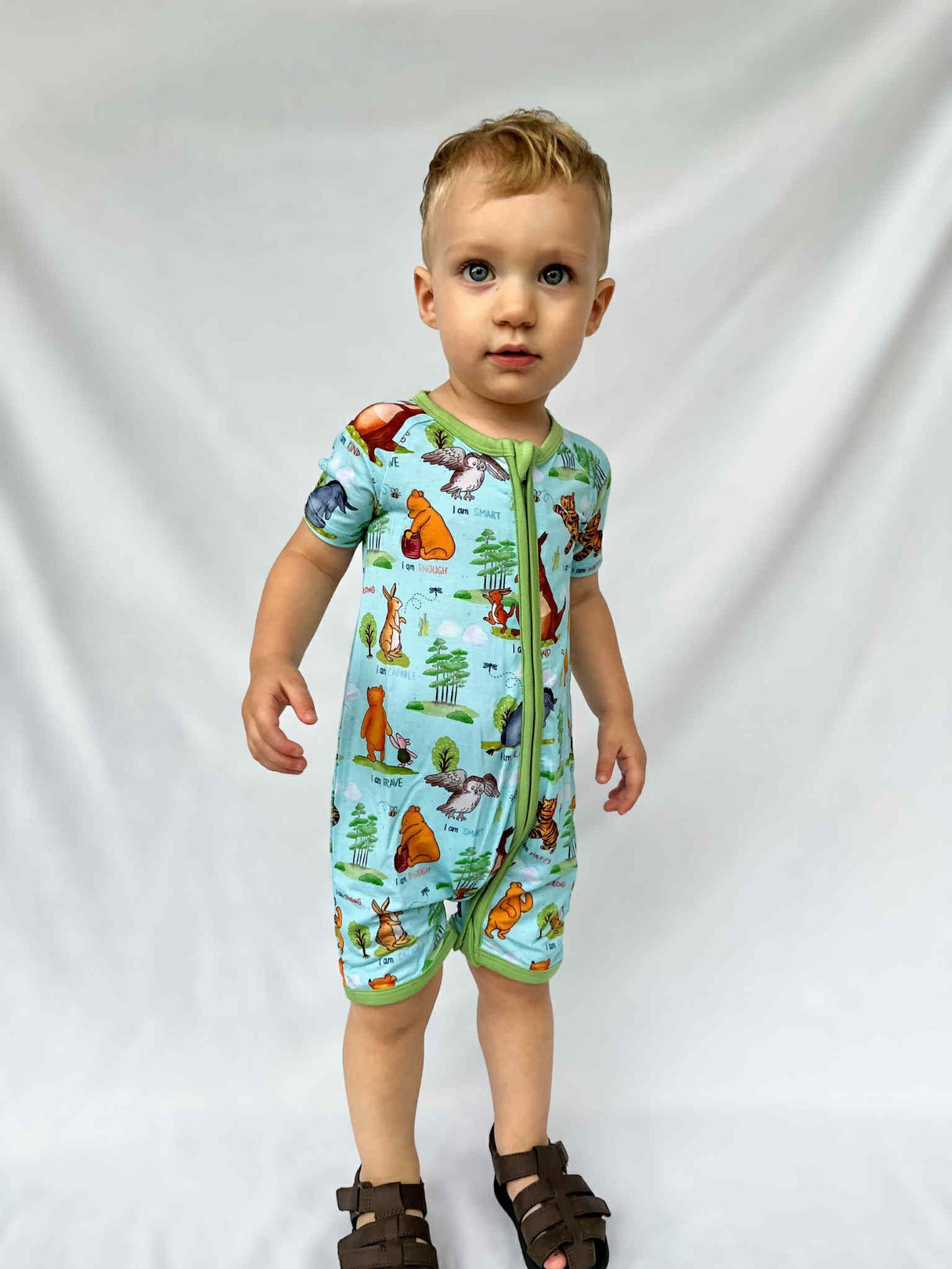 Pooh’s Path of Positivity Zippered Shorty