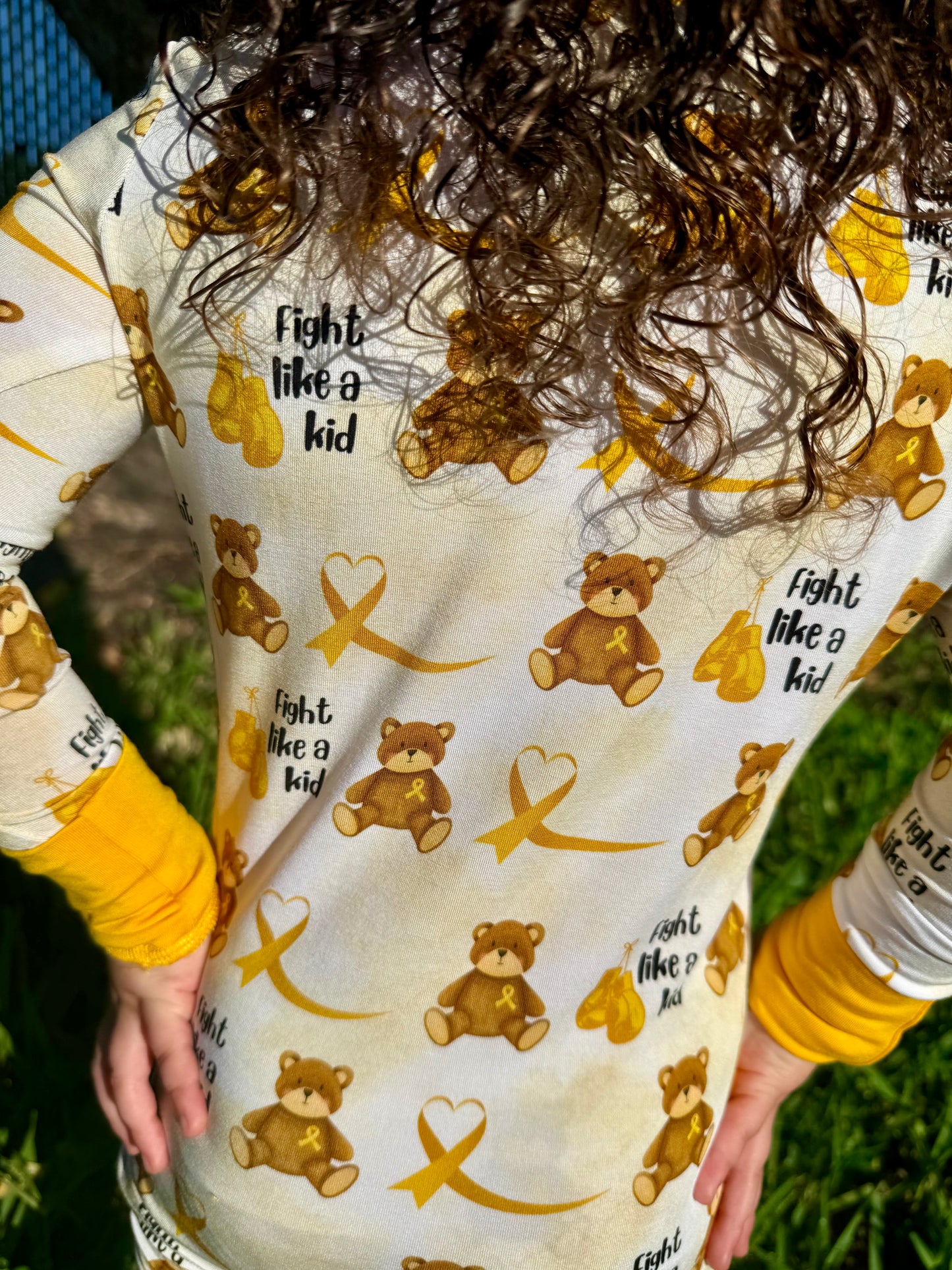 “Fight like a kid” Two-Piece Pajamas