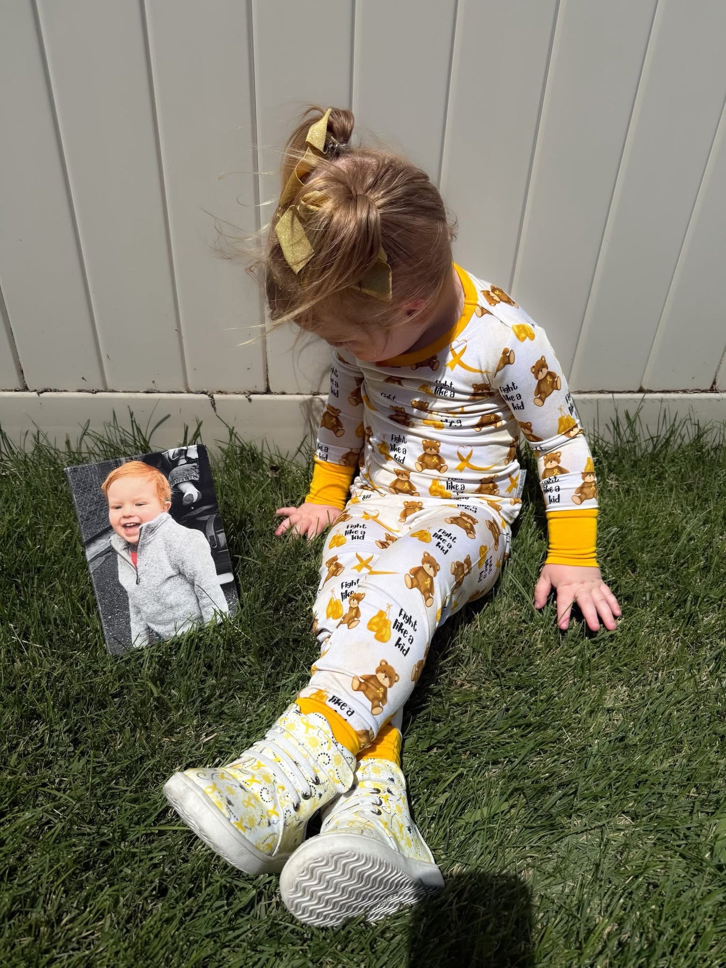 “Fight like a kid” Two-Piece Pajamas