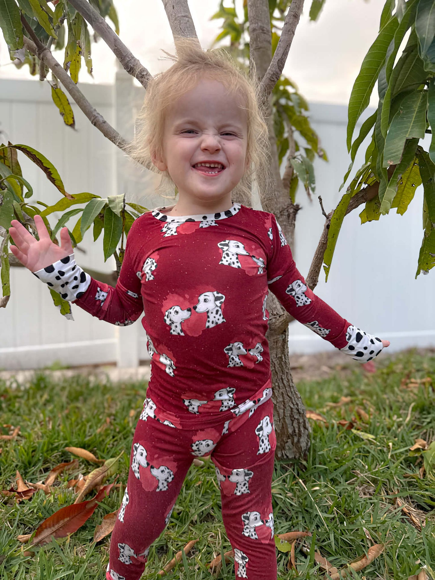 “Darling Dalmatians” Two-Piece Pajamas