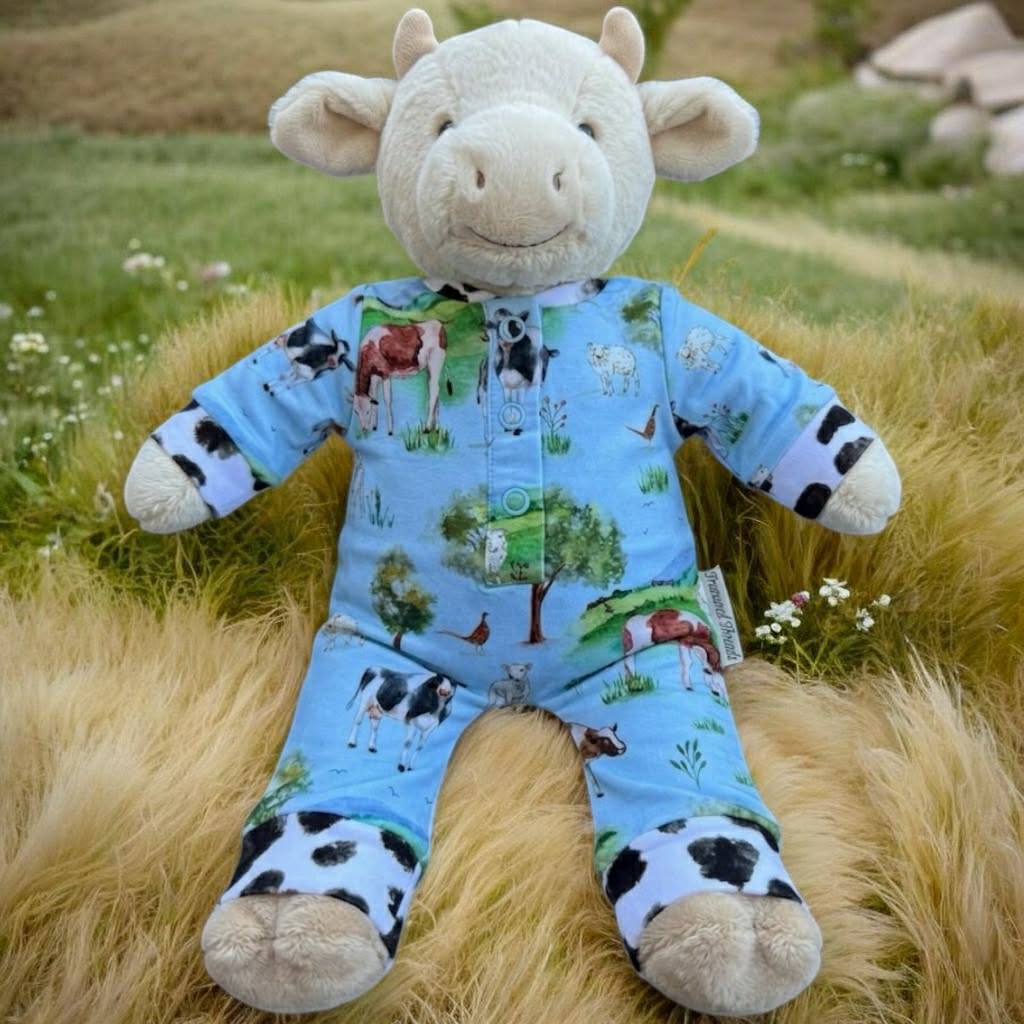 “Cows” Doll Romper