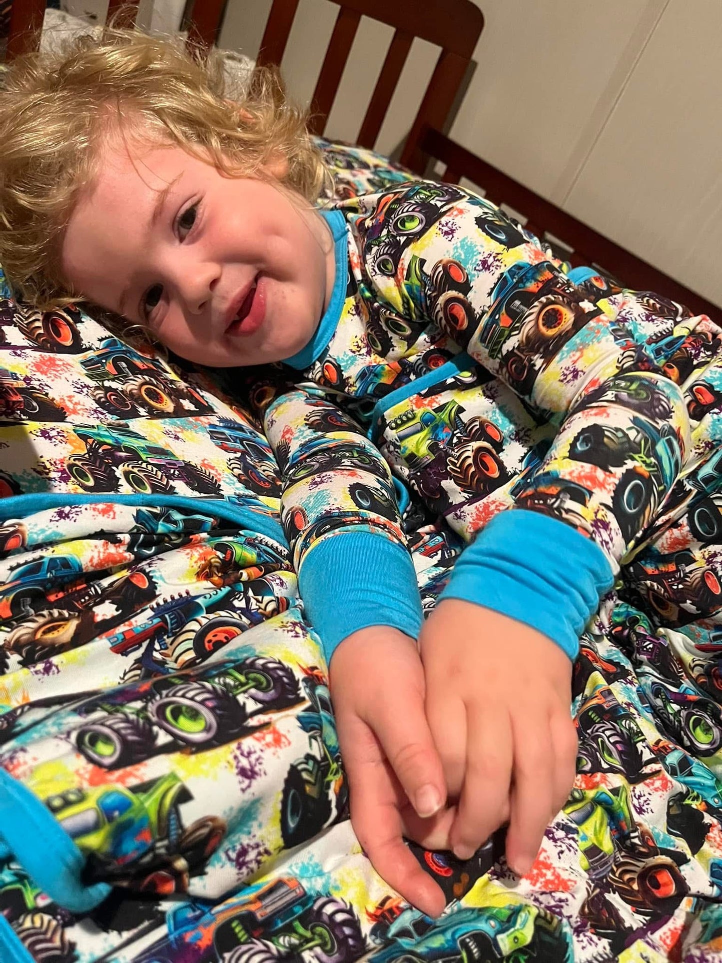 Neon Madness Two-Piece Pajamas
