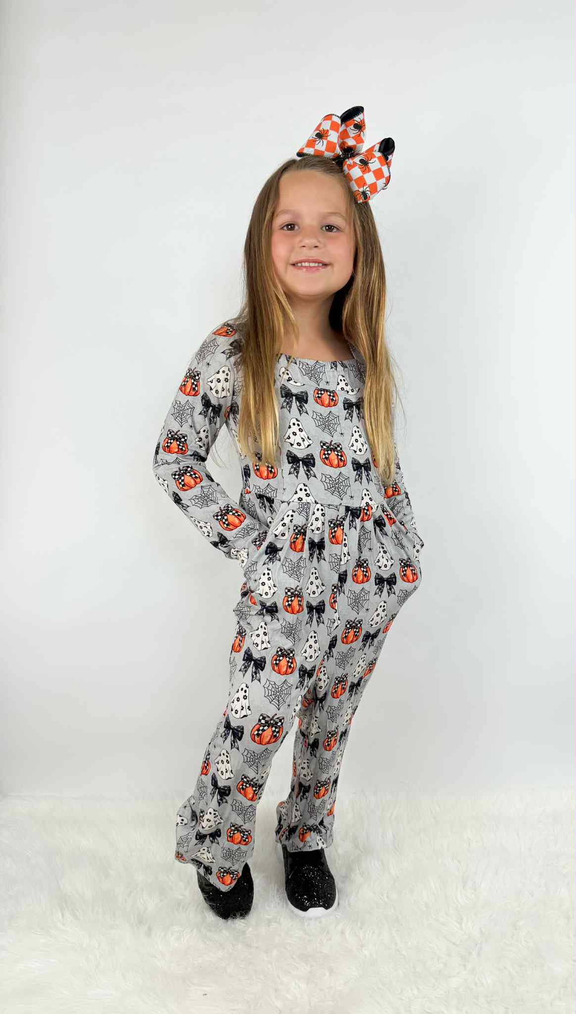 “Boos and Bows” Romper