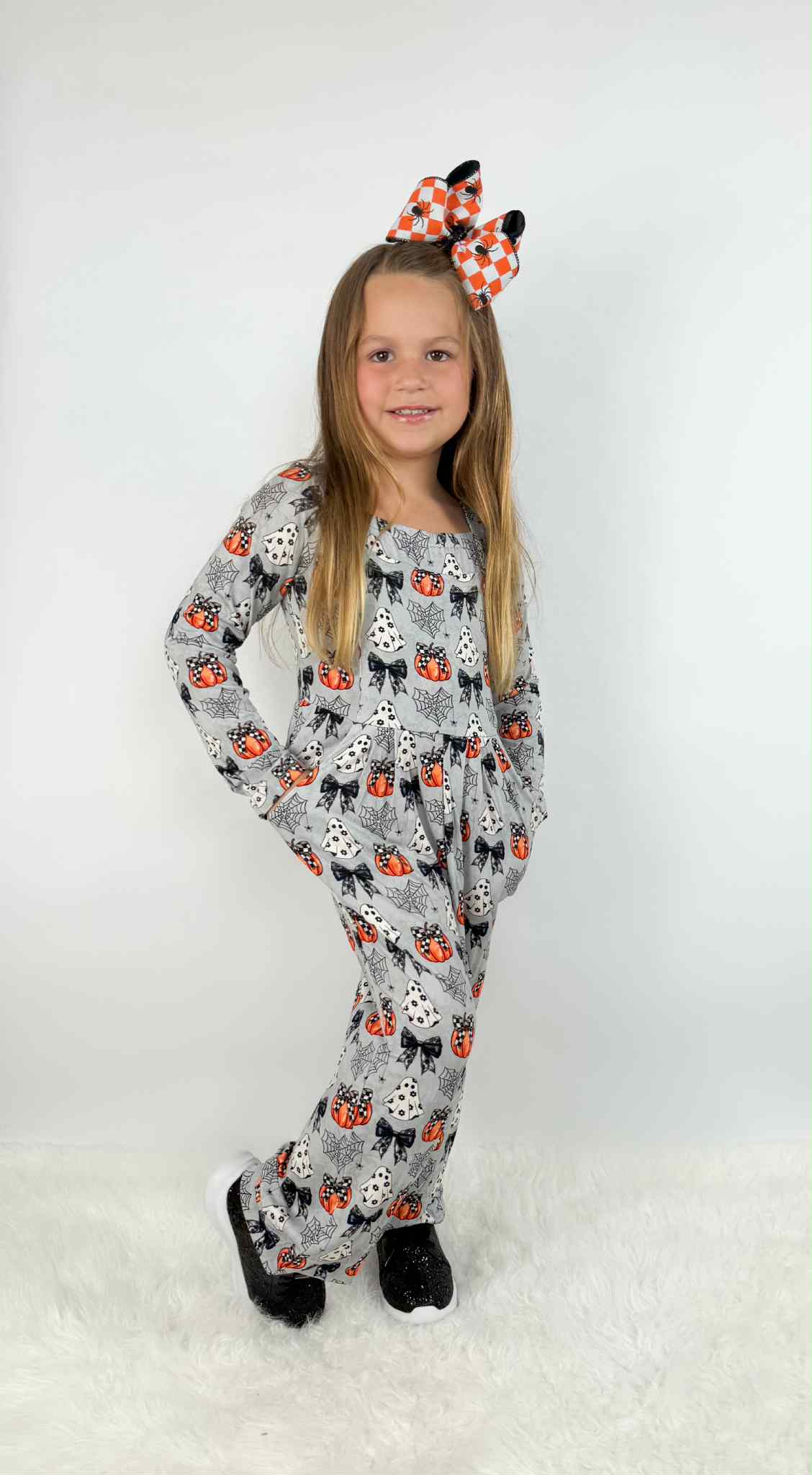 “Boos and Bows” Romper