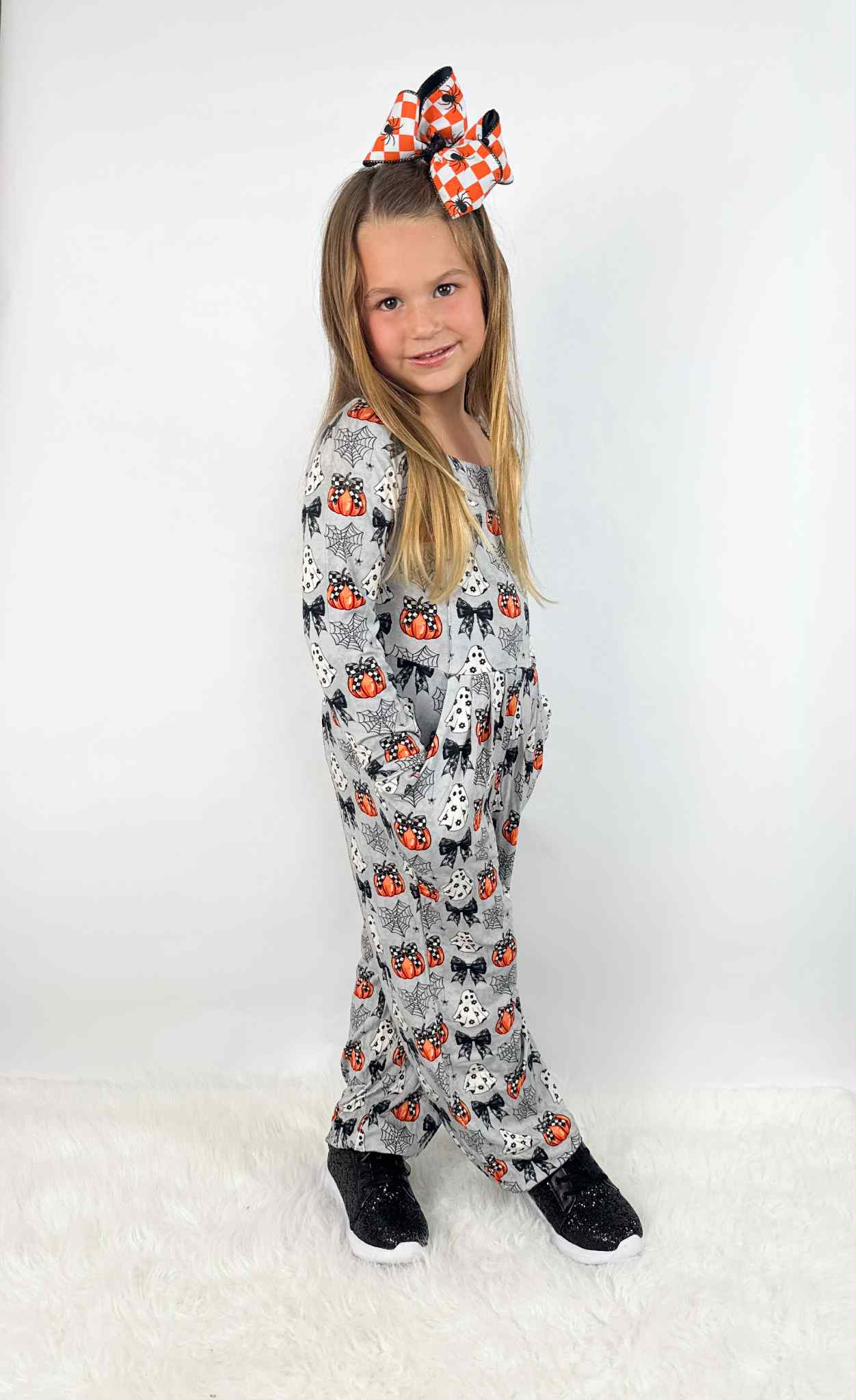 “Boos and Bows” Romper