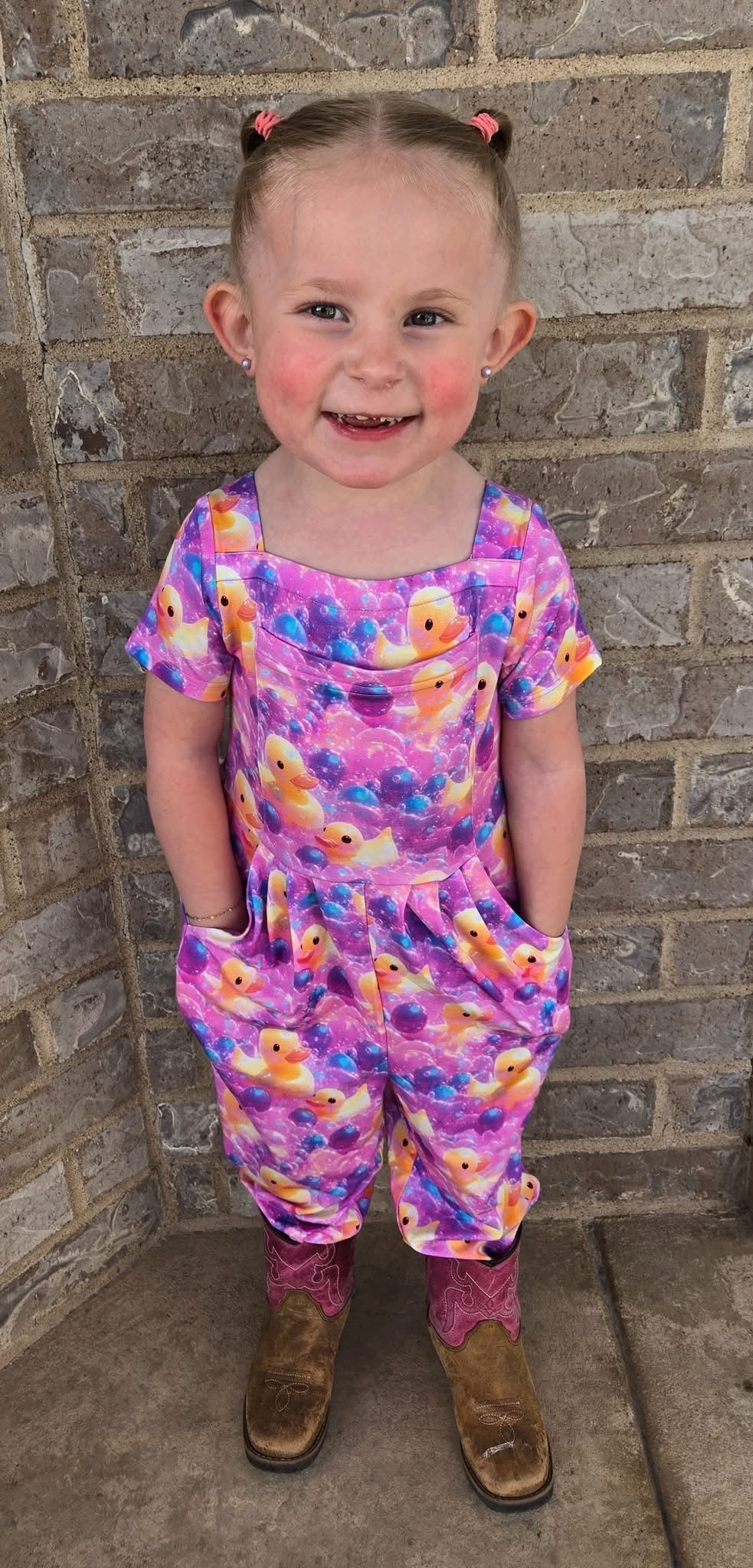 “Bubble Duckies” Romper