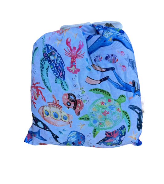 Tiny Sea Treasures Crib Sheets