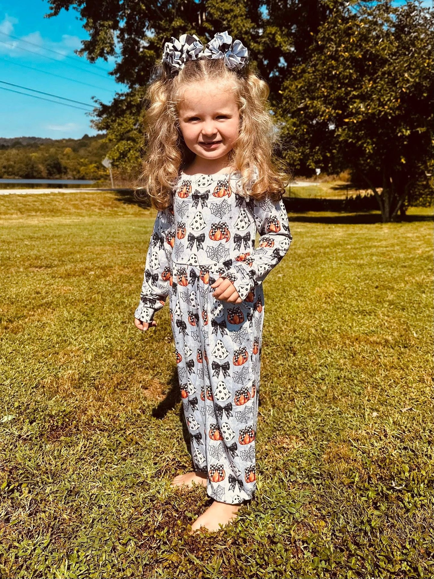 “Boos and Bows” Romper