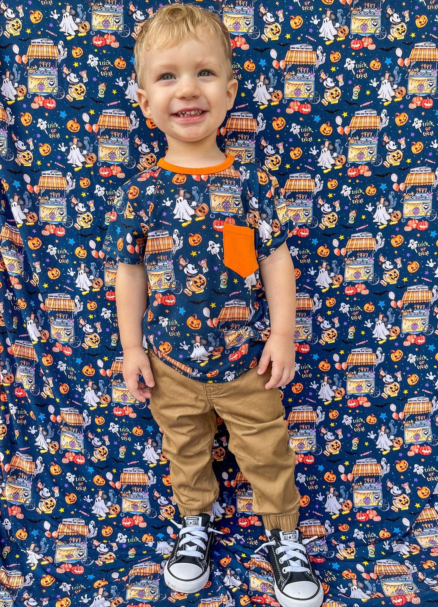 Steamboat Willie’s Not So Scary Halloween Pocket T-Shirt
