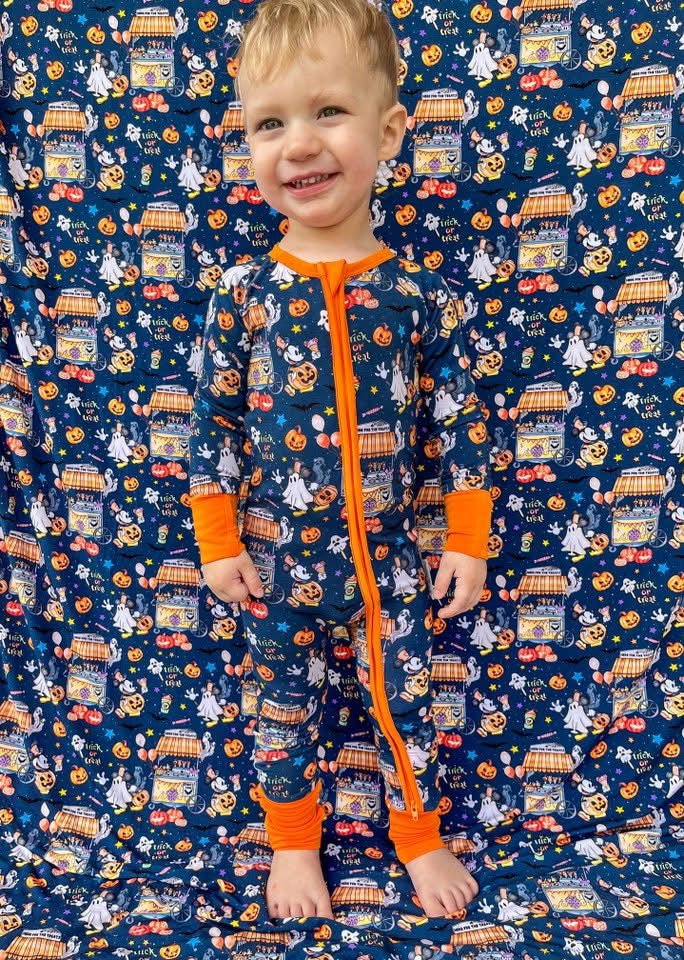 Steamboat Willie’s Not So Scary Halloween Quilted Blanket