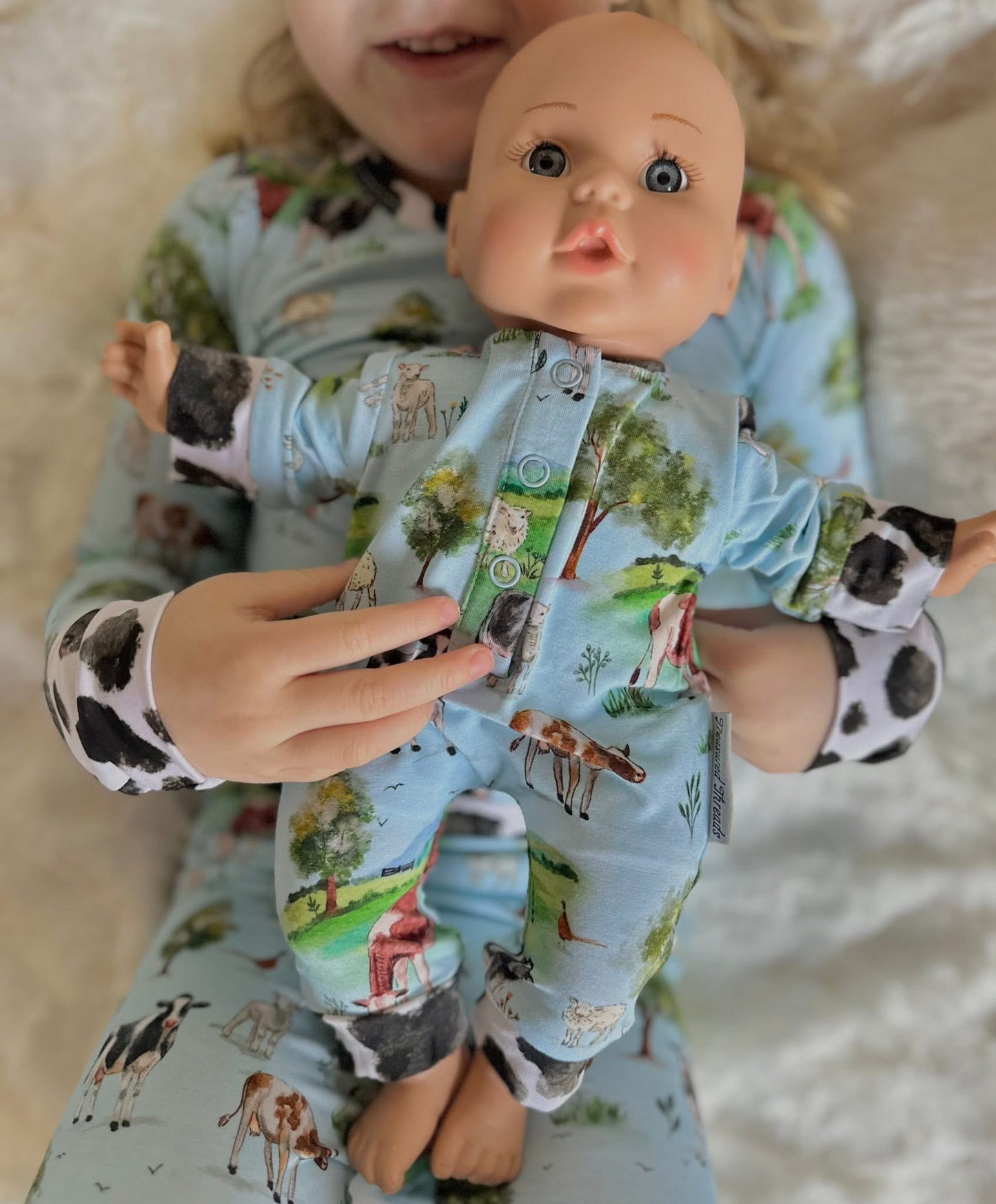 “Cows” Two-Piece Pajamas