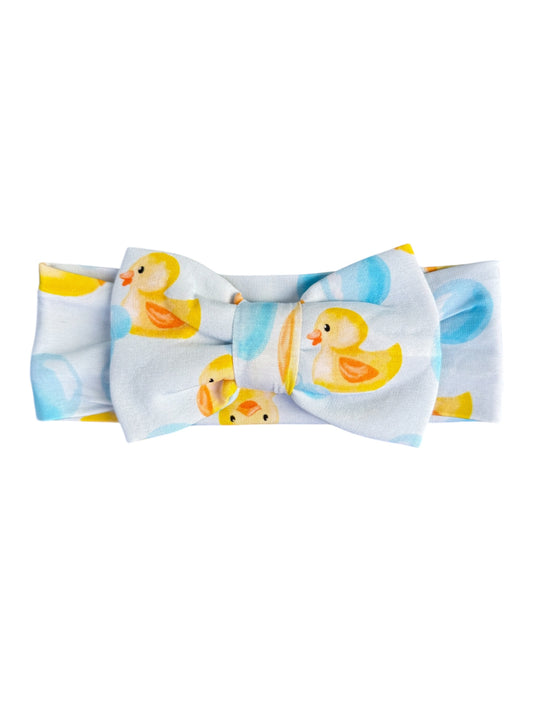Rubber Ducky Bow Headband