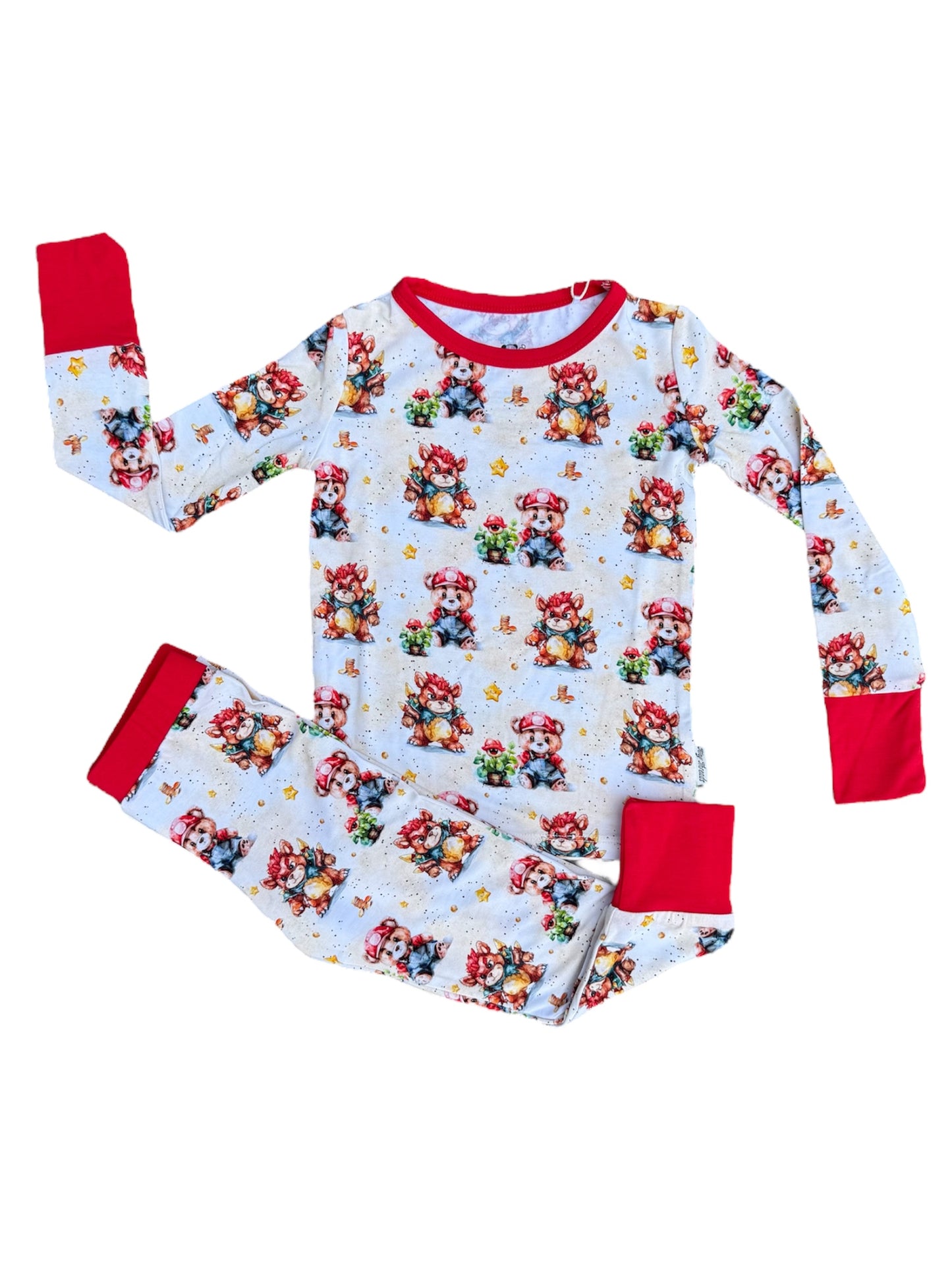 Super Beario Two-Piece Pajamas