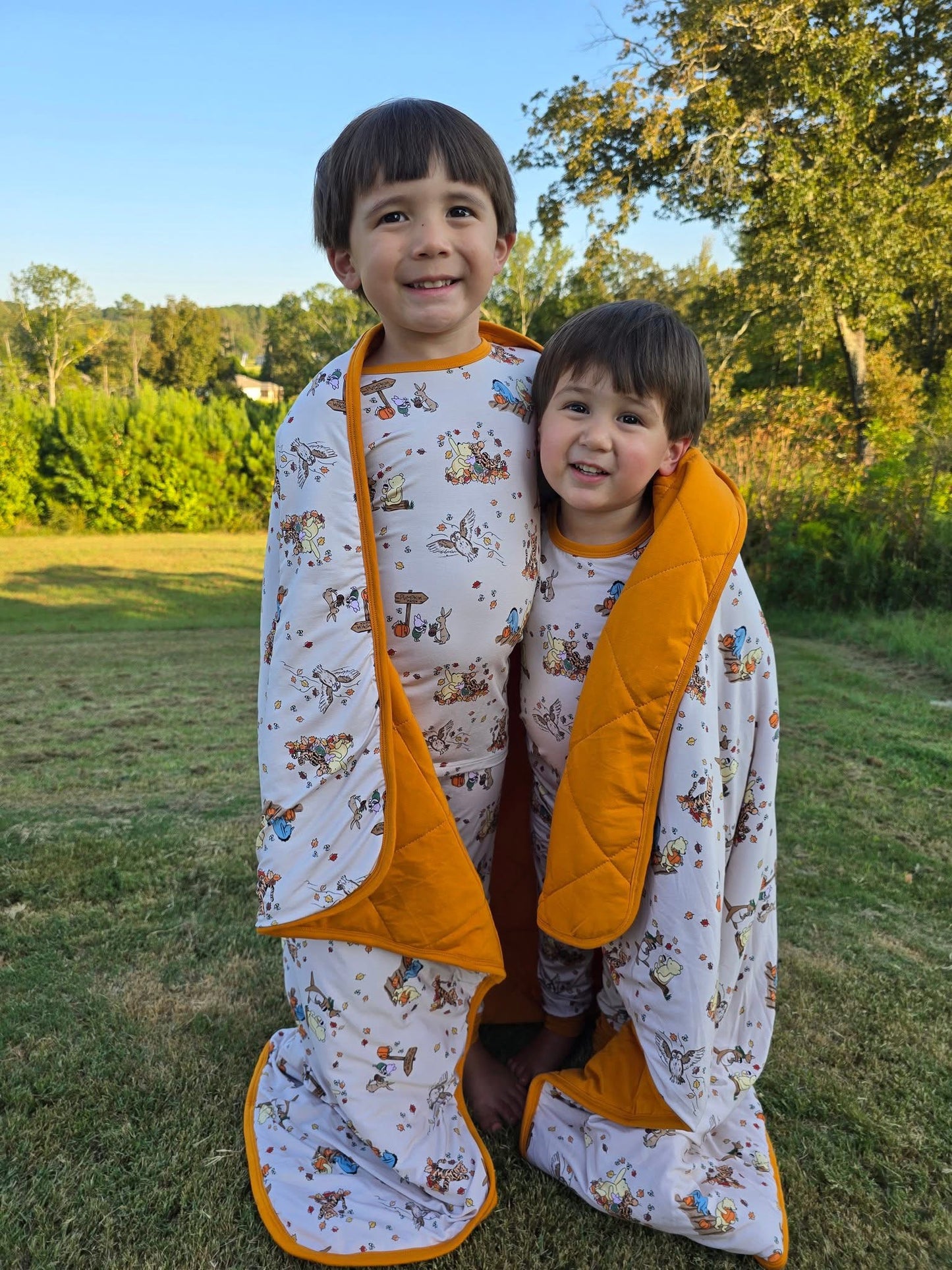 “Fallin’ for Pooh” Quilted Blanket