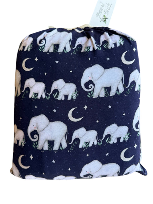 "Elephants" Twin Sheets with Pillowcase
