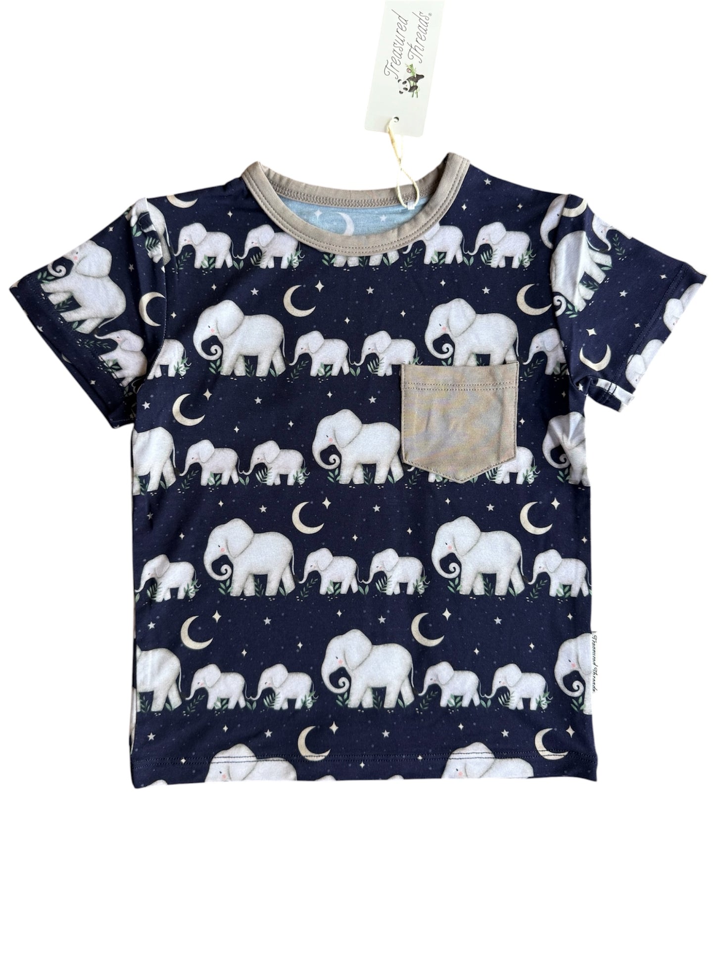 Elephants Pocket T-Shirt