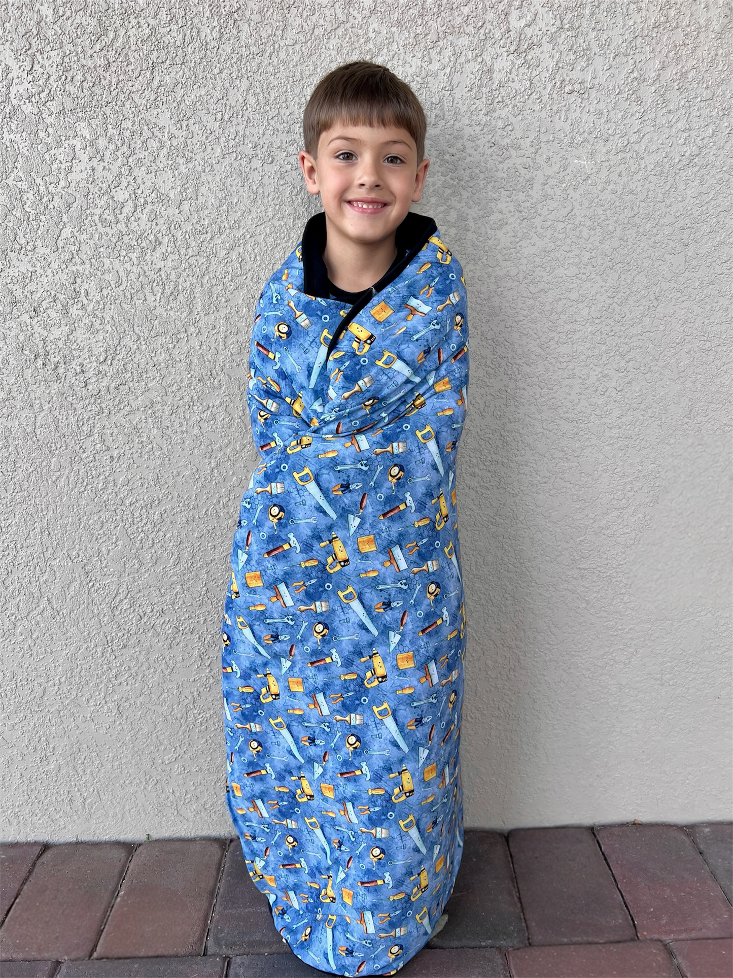 “Tools” Quilted Blanket