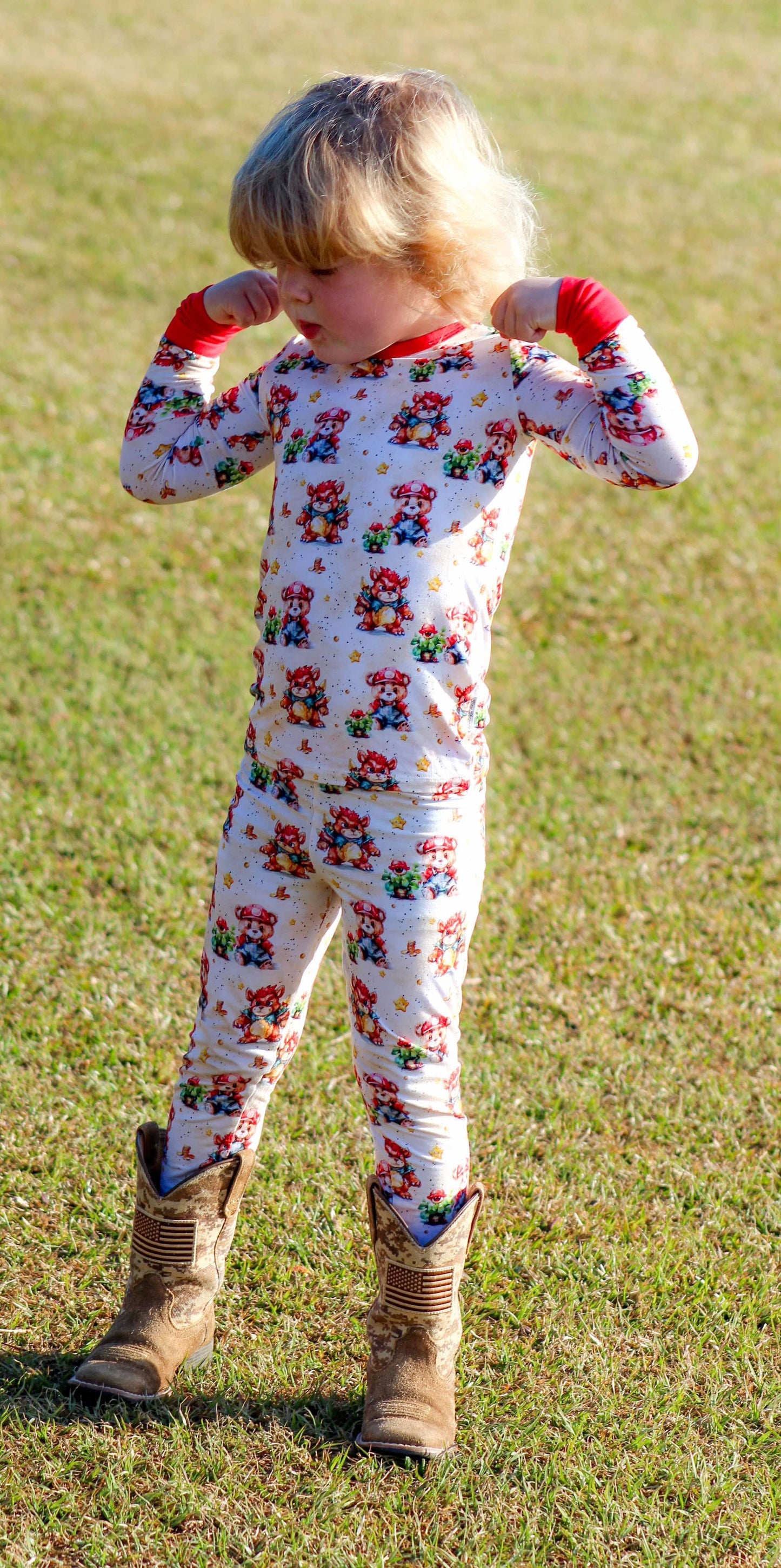 Super Beario Two-Piece Pajamas