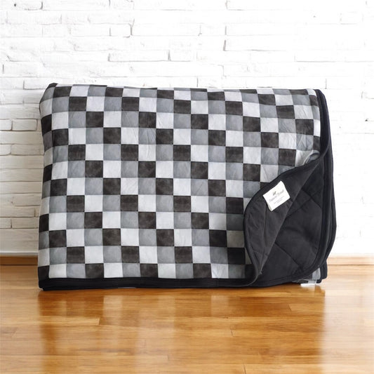 “Checkmate” Quilted Blanket