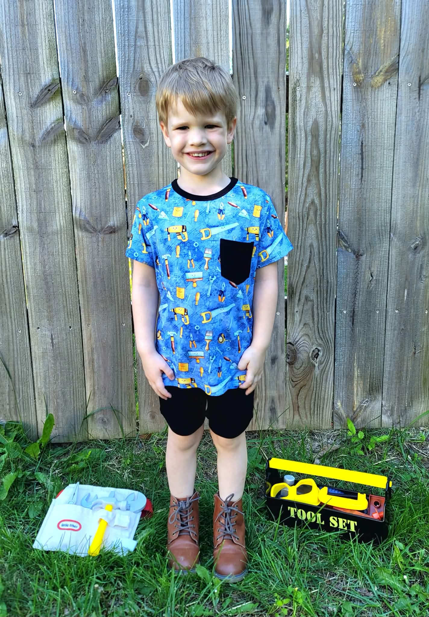 “Tools” Two-Piece Shorts Set