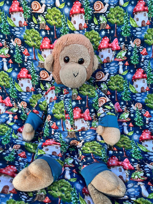 “Enchanted Mushroom Forest” Doll Romper