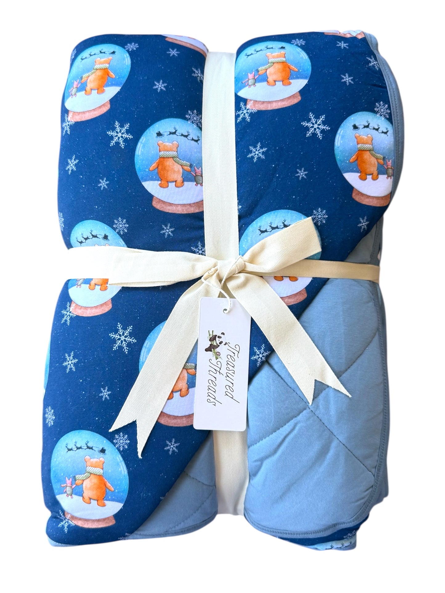 “Flurry Friends” Quilted Blanket