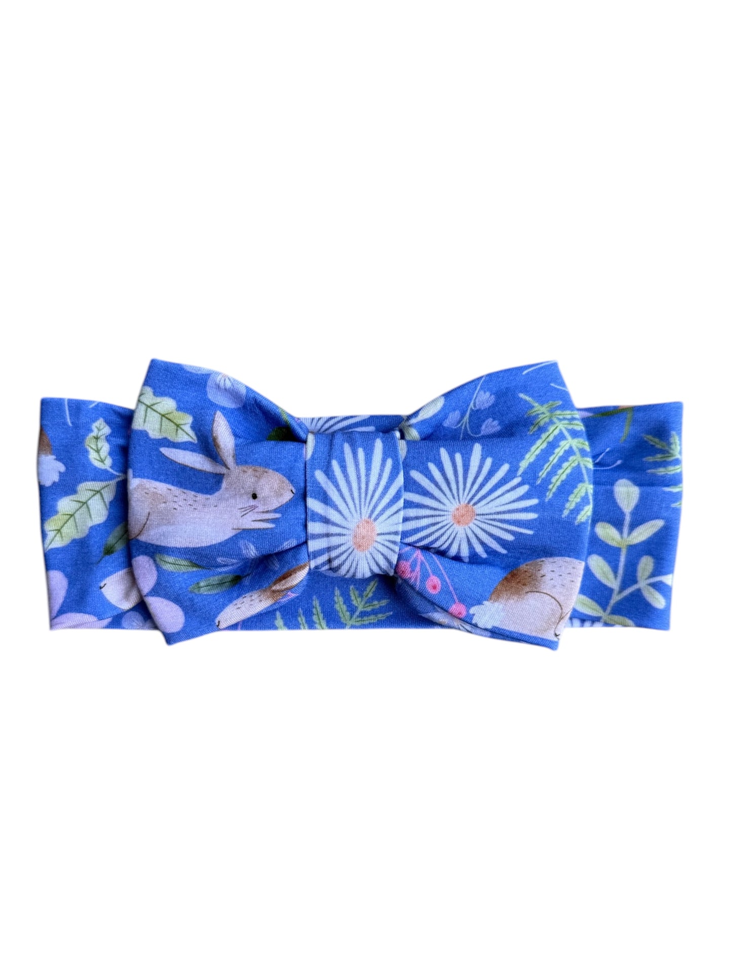 Spring Bunnies Bow Headband