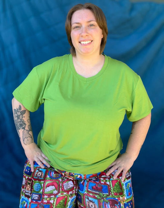 “Mean One” Woman’s Green Shirt