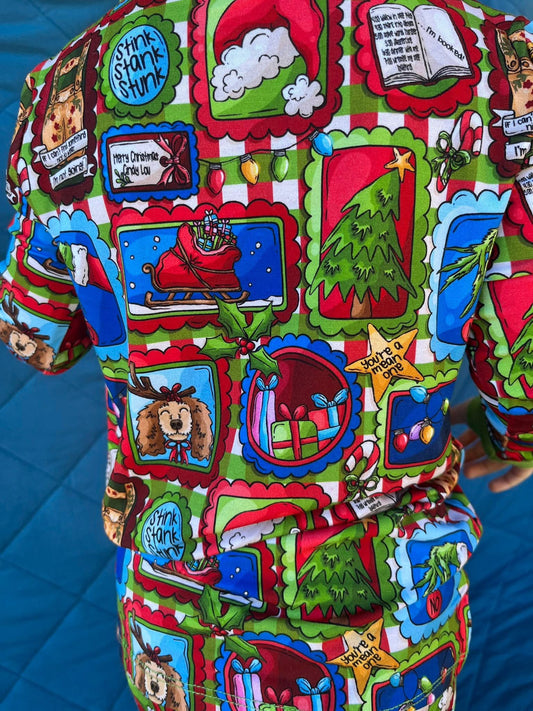 “Mean One” Two-Piece Pajamas