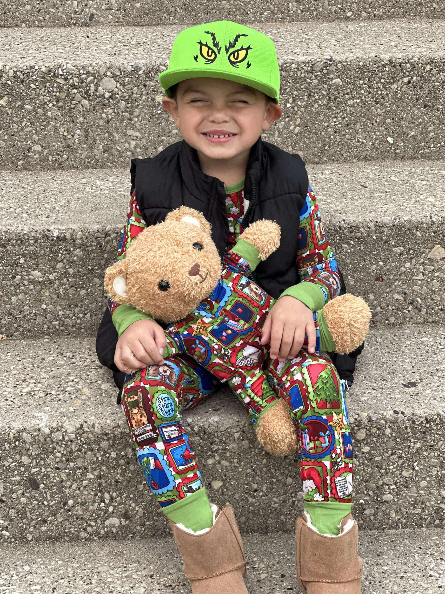 “Mean One” Doll Romper