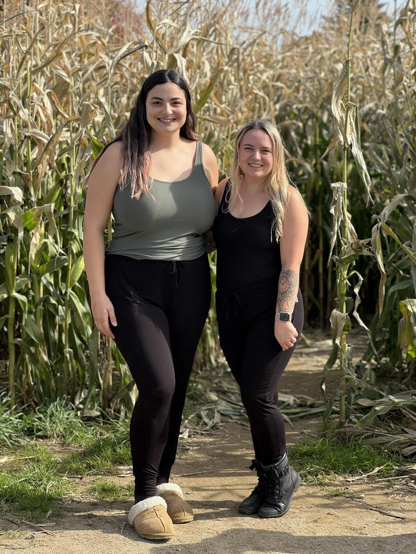 Solid Black Woman’s Joggers