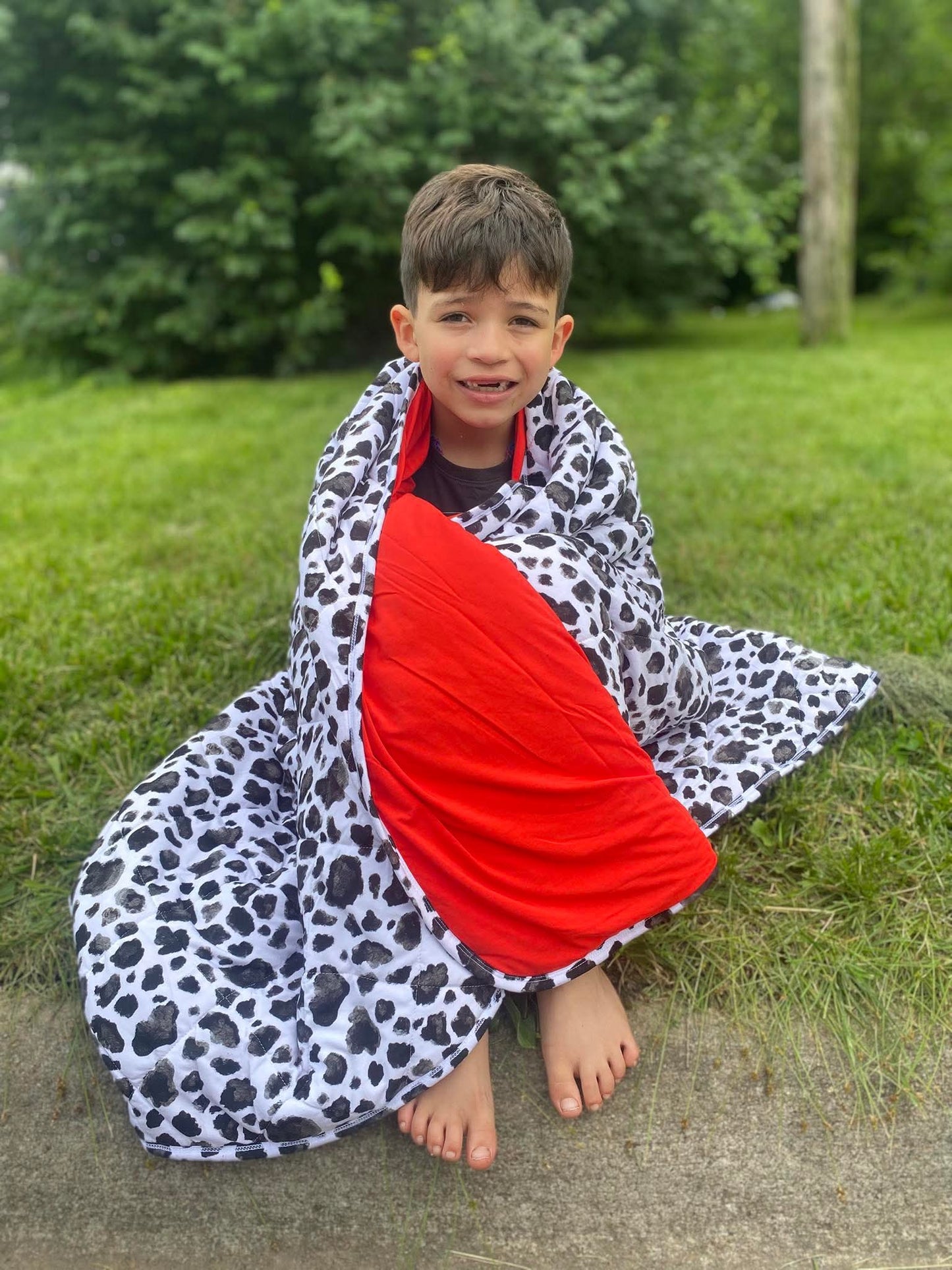 “Cows” Quilted Blanket