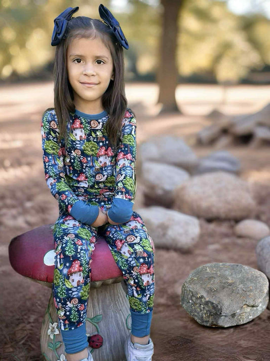 “Enchanted Mushroom Forest” Two-Piece Pajamas