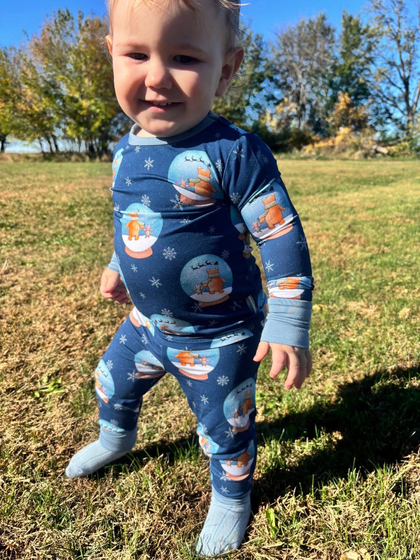 “Flurry Friends” Two-Piece Pajamas