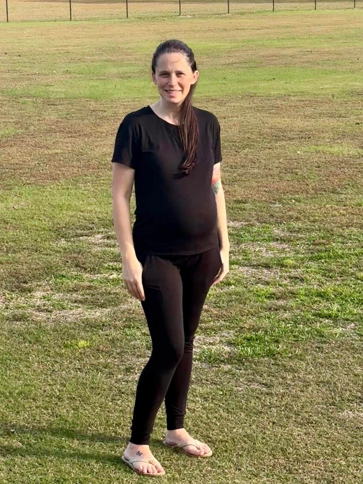 Solid Black Woman’s Joggers