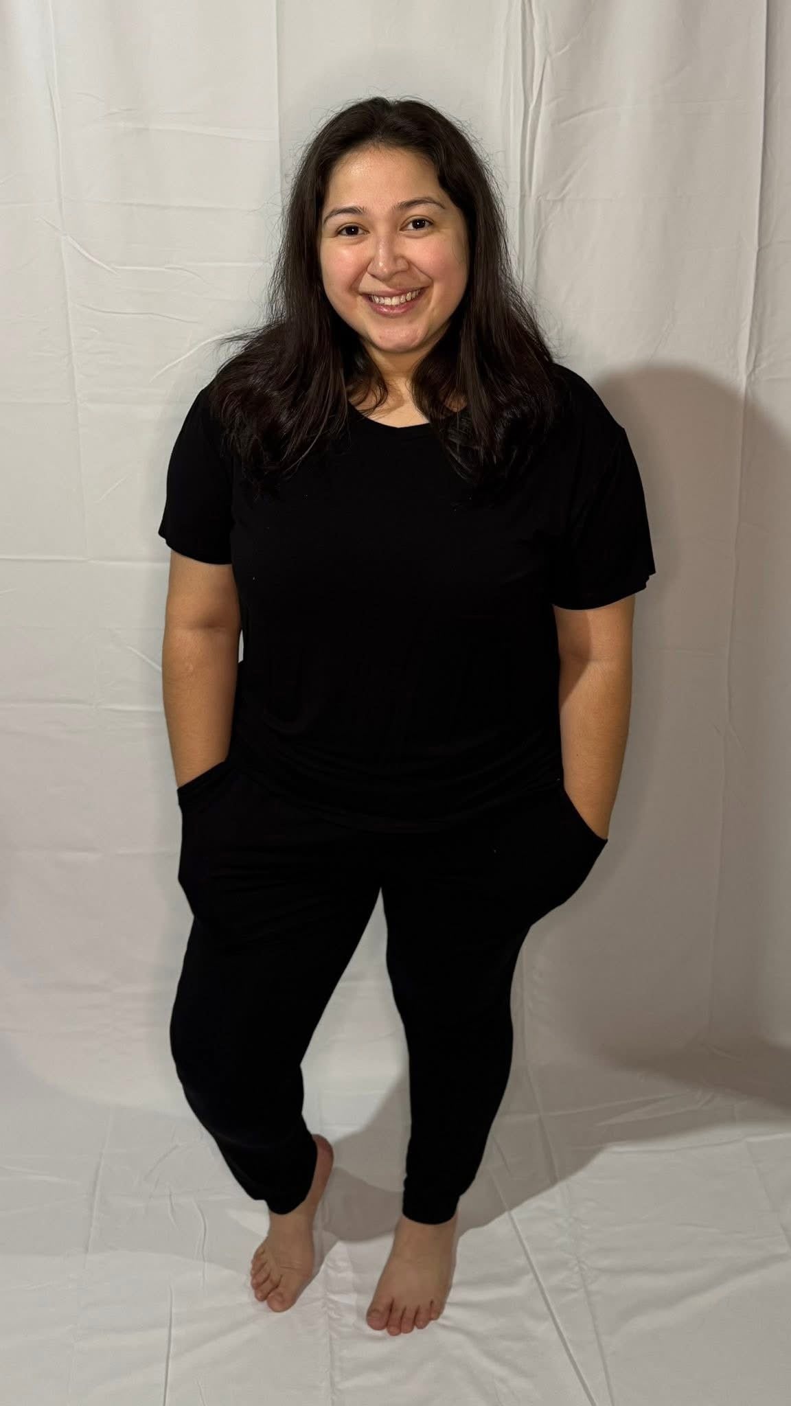 Solid Black Woman’s Joggers